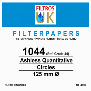 Quantitative Filter Paper Ashless Grade 1044 (Ref. Grade - 44)