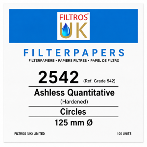 Quantitative Hardened Ashless Filter Paper – Grade 2540