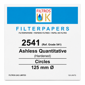 Quantitative Hardened Ashless Filter Paper – Grade 2541