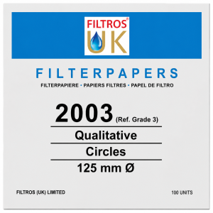 Qualitative Filter Papers – Grade 2003