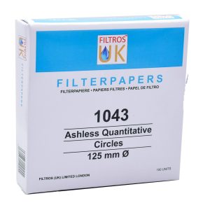 Quantitative Filter Paper Ashless Grade 1043 (Ref. Grade - 43)