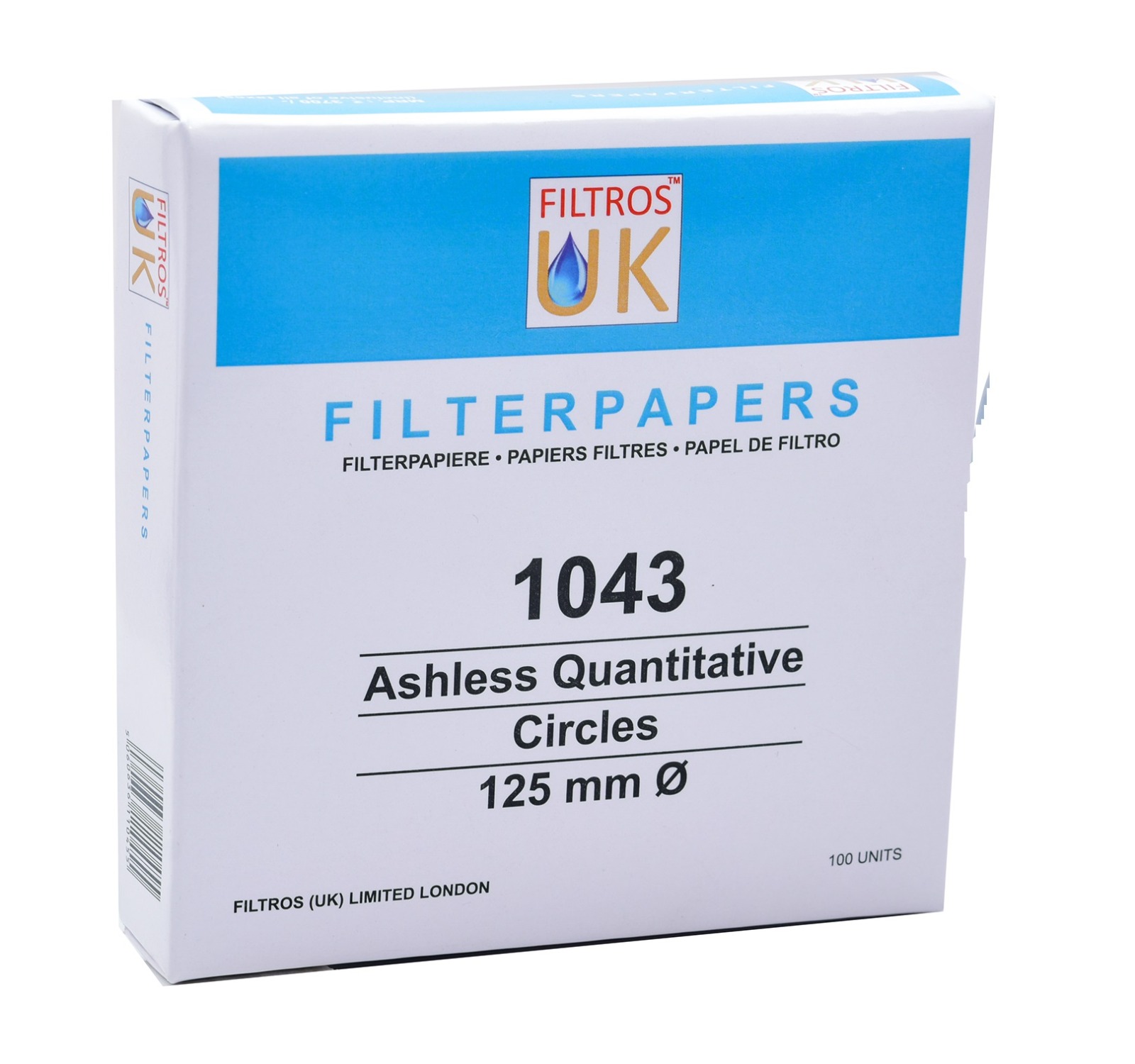 Quantitative Filter Paper Ashless Grade 1043 (Ref. Grade - 43)
