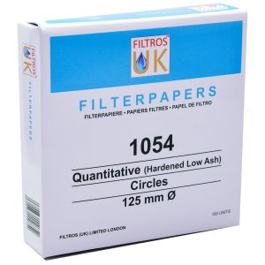 Quantitative Hardened Low Ash Filter Paper – Grades 1054
