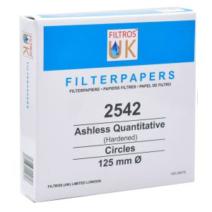 Quantitative Hardened Ashless Filter Paper – Grade 2542