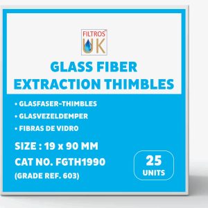 Glass Fibre Extraction Thimbles – Grade 603