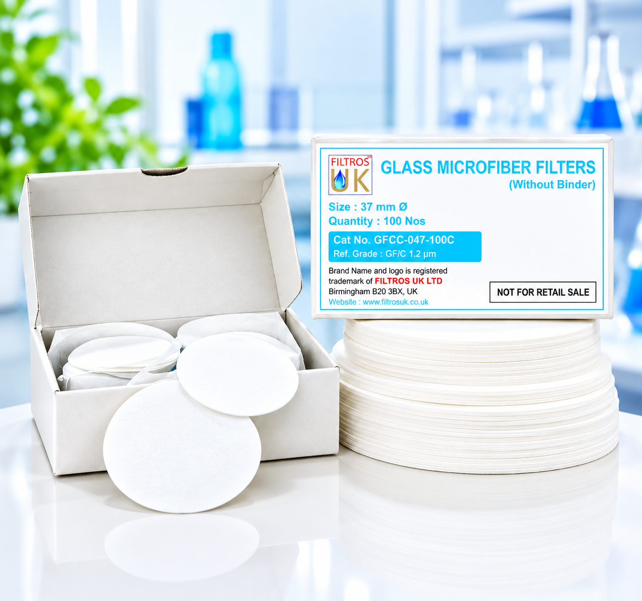 Glass Microfiber Filters Grade GFCC (Ref. Grade - GF/C)